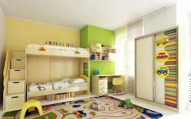 Детская комната Клаксон (Бежевый/корпус Клен) в Яровом - yarovoe.katalogmebeli.com | фото 3
