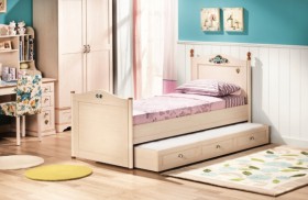 Кровать детская Балли 2-х уровневая (венге/белфорт) в Яровом - yarovoe.katalogmebeli.com | фото 2