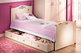 Кровать детская Балли 2-х уровневая (венге/белфорт) в Яровом - yarovoe.katalogmebeli.com | фото 4
