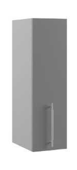 Шкаф верхний Капля П 200 (Белый глянец/Серый/левый) в Яровом - yarovoe.katalogmebeli.com | фото
