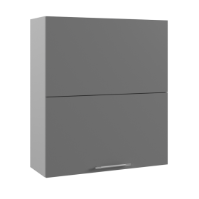 Капля ВПГПМ 800 Шкаф верхний высокий Blum Aventos HF (Лайм глянец/корпус Серый) в Яровом - yarovoe.katalogmebeli.com | фото
