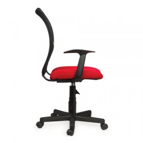 Кресло BRABIX Spring MG-307 (красно-черный) в Яровом - yarovoe.katalogmebeli.com | фото 3