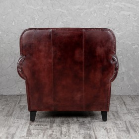Кресло кожаное Элегант (Бордовый) в Яровом - yarovoe.katalogmebeli.com | фото 5
