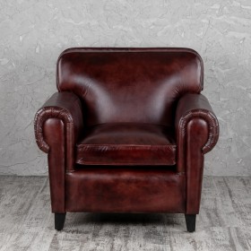 Кресло кожаное Элегант (Бордовый) в Яровом - yarovoe.katalogmebeli.com | фото 7