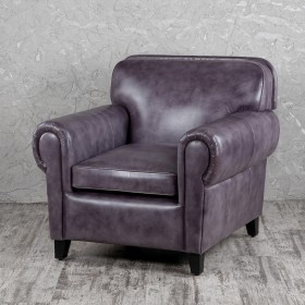 Кресло кожаное Элегант (Фиолетовый) в Яровом - yarovoe.katalogmebeli.com | фото