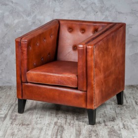 Кресло кожаное Лофт Аристократ (ширина 1100 мм) в Яровом - yarovoe.katalogmebeli.com | фото 2