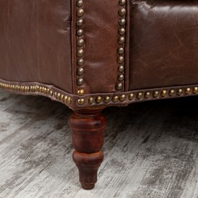 Кресло кожаное Лофт Аристократ (ширина 1100 мм) в Яровом - yarovoe.katalogmebeli.com | фото 3