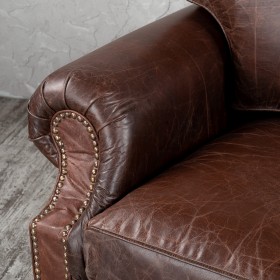 Кресло кожаное Лофт Аристократ (ширина 1100 мм) в Яровом - yarovoe.katalogmebeli.com | фото 5