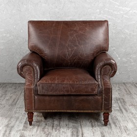 Кресло кожаное Лофт Аристократ (ширина 1100 мм) в Яровом - yarovoe.katalogmebeli.com | фото 8