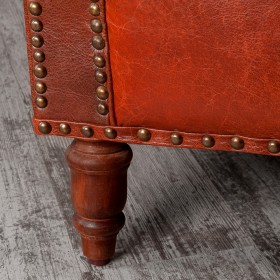 Кресло кожаное Лофт Аристократ (кожа буйвола) в Яровом - yarovoe.katalogmebeli.com | фото 4