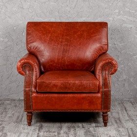 Кресло кожаное Лофт Аристократ (кожа буйвола) в Яровом - yarovoe.katalogmebeli.com | фото 8