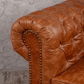 Кресло кожаное Лофт Честер (кожа буйвола) в Яровом - yarovoe.katalogmebeli.com | фото 5