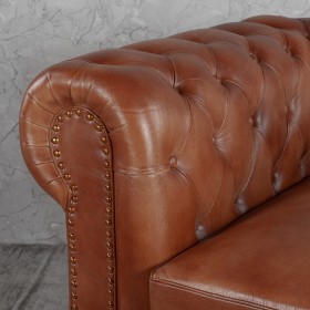 Кресло кожаное Лофт Честер (кожа) в Яровом - yarovoe.katalogmebeli.com | фото 3