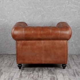 Кресло кожаное Лофт Честер (кожа) в Яровом - yarovoe.katalogmebeli.com | фото 7
