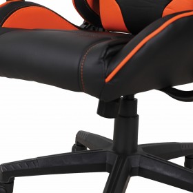Кресло компьютерное BRABIX GT Racer GM-100 (черный, оранжевый) в Яровом - yarovoe.katalogmebeli.com | фото 2