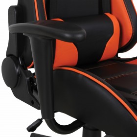Кресло компьютерное BRABIX GT Racer GM-100 (черный, оранжевый) в Яровом - yarovoe.katalogmebeli.com | фото 3