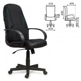 Кресло офисное BRABIX City EX-512 (черное) в Яровом - yarovoe.katalogmebeli.com | фото