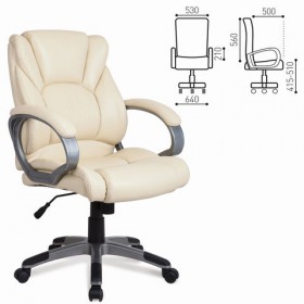 Кресло офисное BRABIX Eldorado EX-504 (бежевый) в Яровом - yarovoe.katalogmebeli.com | фото