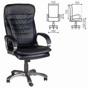 Кресло офисное BRABIX Omega EX-589 (черное) в Яровом - yarovoe.katalogmebeli.com | фото