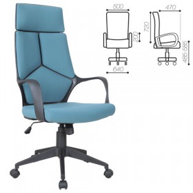 Кресло офисное BRABIX Prime EX-515 (голубая ткань) в Яровом - yarovoe.katalogmebeli.com | фото