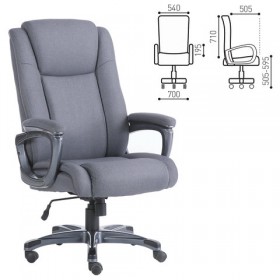 Кресло офисное BRABIX Solid HD-005 (серое) в Яровом - yarovoe.katalogmebeli.com | фото 1