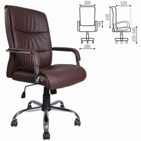Кресло офисное BRABIX Space EX-508 (коричневый) в Яровом - yarovoe.katalogmebeli.com | фото