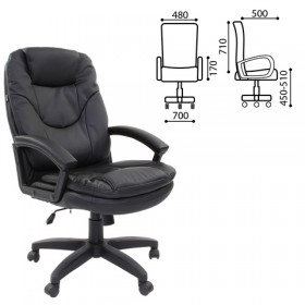 Кресло офисное BRABIX Trend EX-568 (черный) в Яровом - yarovoe.katalogmebeli.com | фото