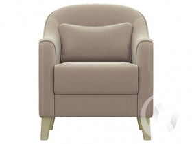 Кресло отдыха Комфорт-4 (бесцветный лак/CATANIA LATTE) в Яровом - yarovoe.katalogmebeli.com | фото 2