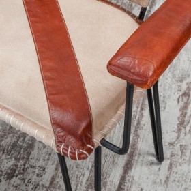 Кресло кожаное Лофт Честер (кожа) в Яровом - yarovoe.katalogmebeli.com | фото 4