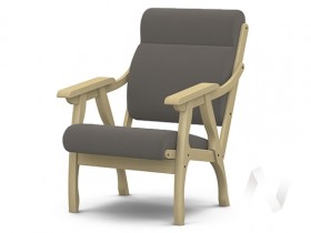 Кресло Вега-10 (бесцветный лак/ULTRA STONE) в Яровом - yarovoe.katalogmebeli.com | фото