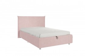 Кровать 1,2 Квест (Нежно-розовый велюр/под-мех) в Яровом - yarovoe.katalogmebeli.com | фото