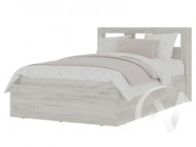 Кровать 1,2 МС Гранд (дуб крафт белый) в Яровом - yarovoe.katalogmebeli.com | фото 1