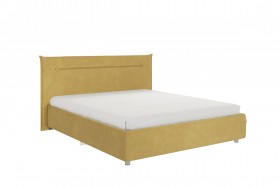 Кровать 1,6 Альба с основанием (Медовый велюр) в Яровом - yarovoe.katalogmebeli.com | фото