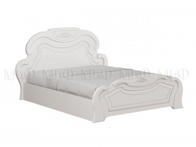 Кровать 1,6м Александрина (Белый/Белый глянец) в Яровом - yarovoe.katalogmebeli.com | фото