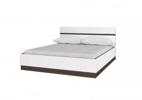 Кровать 1,6м Вегас (Венге/Белый) в Яровом - yarovoe.katalogmebeli.com | фото