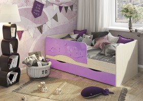 Кровать Алиса КР-812 1,6 Белфорд/Розовый металлик в Яровом - yarovoe.katalogmebeli.com | фото 3