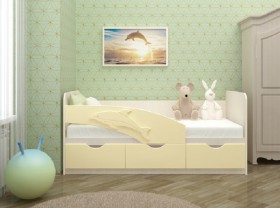 Кровать детская 1,6м Дельфин (Розовый металлик) в Яровом - yarovoe.katalogmebeli.com | фото 6