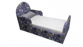 Кровать детская Соня (Печать Филин (синий), 1 категория) в Яровом - yarovoe.katalogmebeli.com | фото