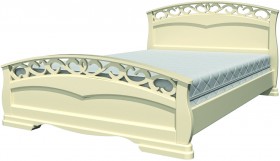 Кровать Грация-1 из массива сосны 1400*2000 Орех в Яровом - yarovoe.katalogmebeli.com | фото 21