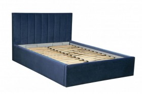 Кровать "Юнона" ш. 1600 (Н=1020мм) (ягуар нэви) в Яровом - yarovoe.katalogmebeli.com | фото 1