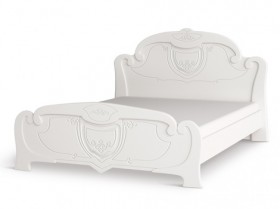 Кровать 1,6м Мария (Белый глянец) в Яровом - yarovoe.katalogmebeli.com | фото