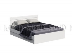Кровать Нэнси New 1,6м (Белый/белый глянец) в Яровом - yarovoe.katalogmebeli.com | фото