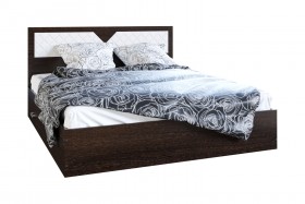 Кровать Николь 1.6 (Венге/Лиственница светлая) в Яровом - yarovoe.katalogmebeli.com | фото