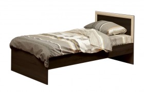 Кровать одинарная 21.55 (шир. 900) с настилом (венге/профиль дуб линдберг)/осн. в Яровом - yarovoe.katalogmebeli.com | фото 1