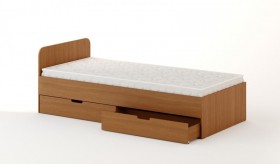 Кровать с ящиками 900 (Бук темный) в Яровом - yarovoe.katalogmebeli.com | фото