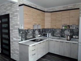 Кухня 2,0м Лофт (Штукатурка белая/Серый) в Яровом - yarovoe.katalogmebeli.com | фото 16