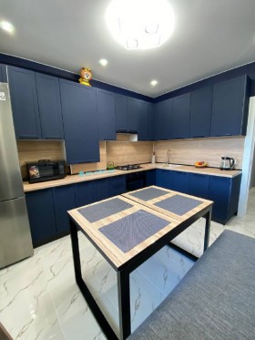 Кухня Квадро 3,2 м (высокие модули/Железо/Серый) в Яровом - yarovoe.katalogmebeli.com | фото 22