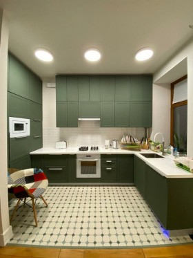 Кухня Квадро 3,2 м (высокие модули/Железо/Серый) в Яровом - yarovoe.katalogmebeli.com | фото 25