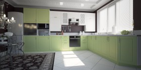 Модульная кухня Парма 1,6 м (Бирюза) в Яровом - yarovoe.katalogmebeli.com | фото