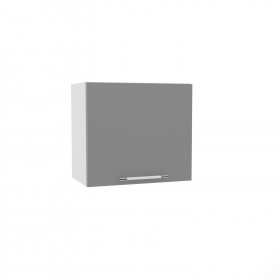 Квадро ВПГ 500 шкаф верхний горизонтальный высокий (Ваниль кожа/корпус Серый) в Яровом - yarovoe.katalogmebeli.com | фото